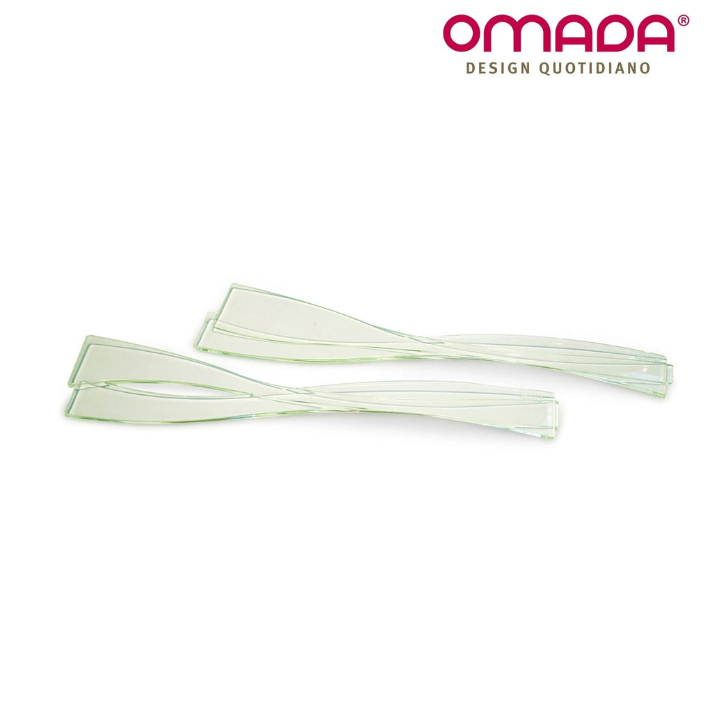 OYSTER Salad Servers - Light Green