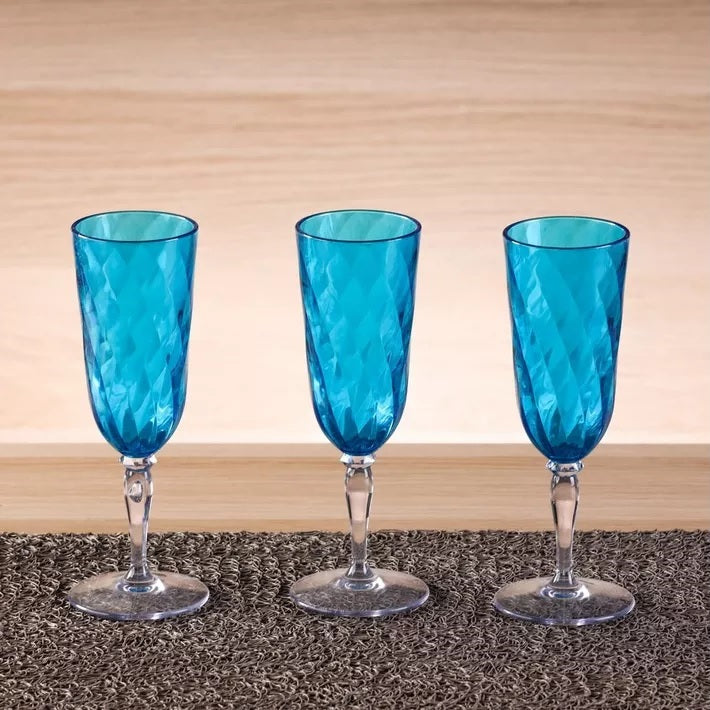 DIAMOND Flute 17.5cl - Assorted - 4pcs