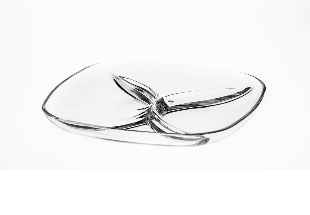 Palladio Glass appetizer tray 4 sections