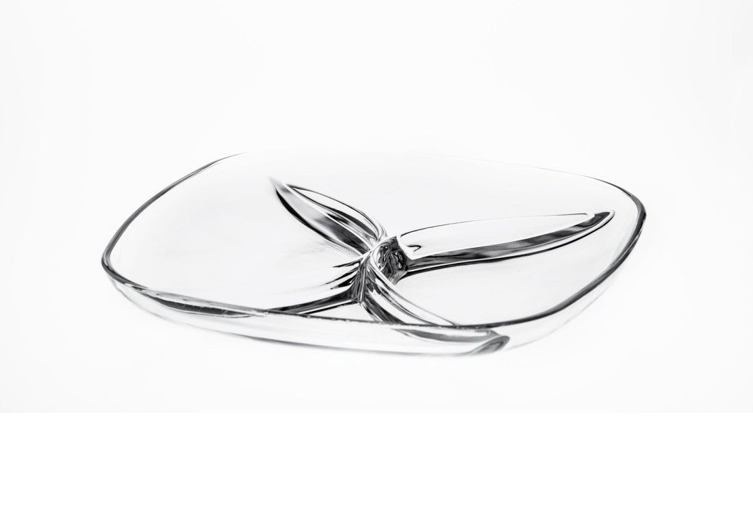 Palladio Glass appetizer tray 4 sections