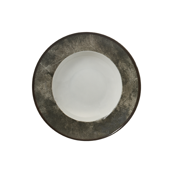 Napoli Pasta plate 26.5 cm - Brown Sketch