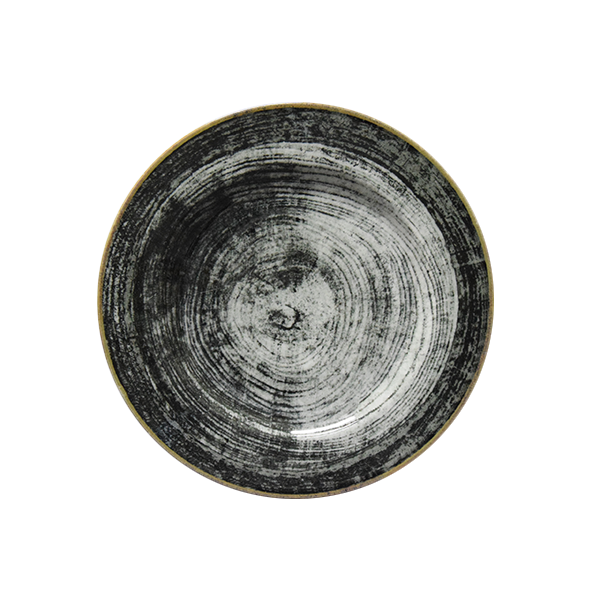 Ischia Dinner plate 26 cm - Black Round