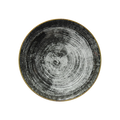 Dinner plate 28 cm - Black Round - Ischia