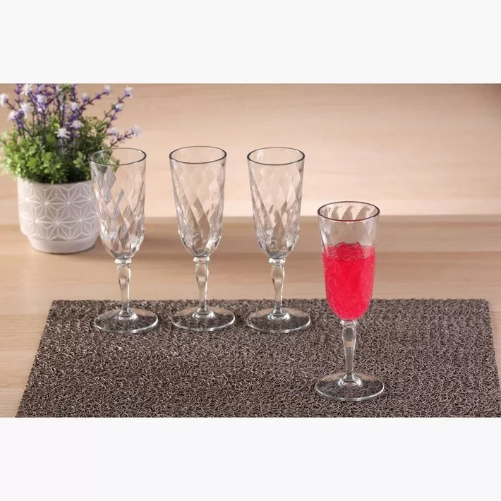 DIAMOND Flute 17.5cl - Assorted - 4pcs