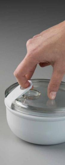 Leak Proof PULL BOX Round 2 Pcs. Set - Sky