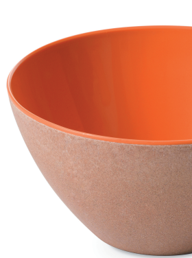 ECOLIVING Bowl 25cm - Orange