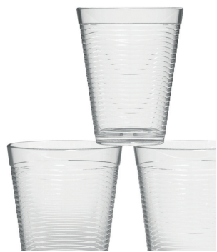 SAMBA Tumblers HB 40cl - Clear - 4pcs