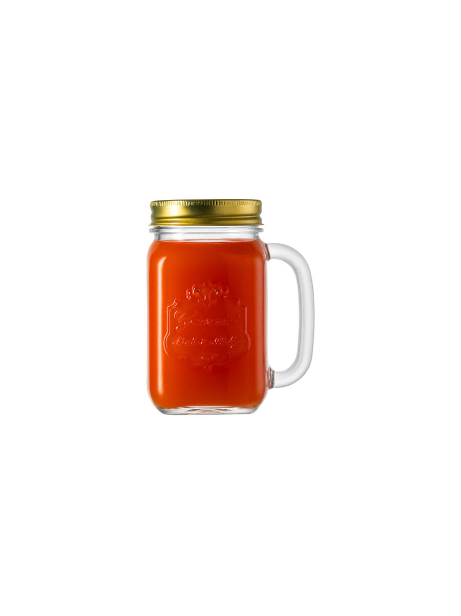 Mug/Jar Country 480 - Gold Lid